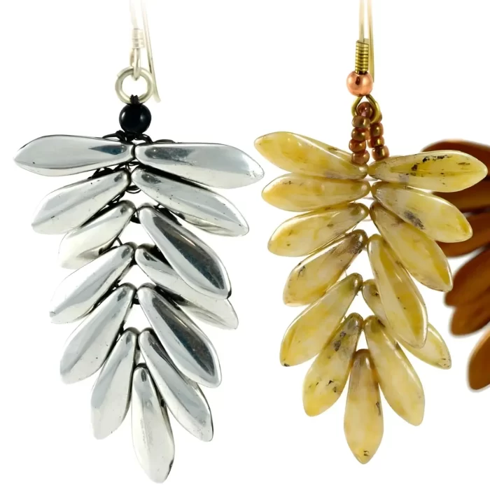 Dagger Fern Earrings Pattern