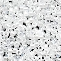 DB231 Miyuki Delica Seed Beads 11/0 Crystal White Pearl Ceylon Luster 7GM