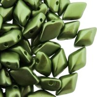 GemDUO 2-Hole beads 8x5mm 10GM - Pastel Olivine